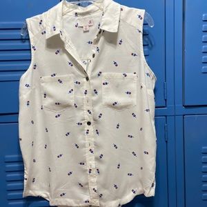 RED, white, blue popsicle print